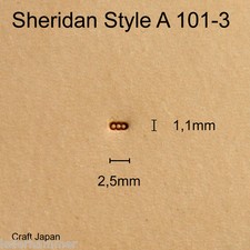 Punziereisen Sheridan Style A 101-3 - Background - Craft Japan