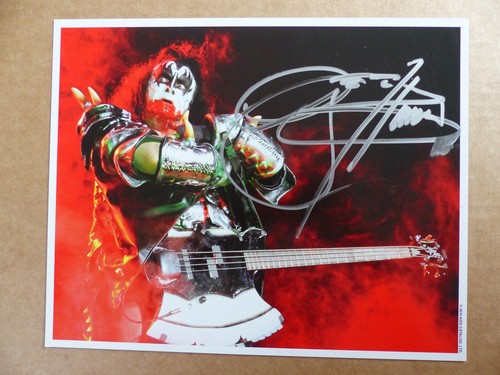 Kiss gene simmons signed - simmons,
