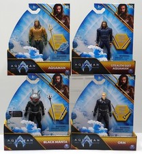 DC-Aquaman & The Lost Kingdom-Spin Master-Figur- Black Manta,Orm,.. 4-er Set