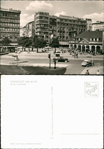 Ansichtskarte frankfurt - ansichtskarte,