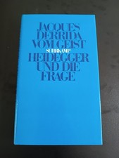 Jacques Derrida - Vom Geist - Heidegger und die Frage