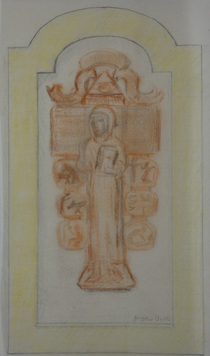 Zeichnung otto dill kreuz - otto,