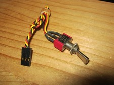 Ausbauschalter für Graupner 2 Kanal Schaltmodul kurz 2 stufig Schalter 3 polig