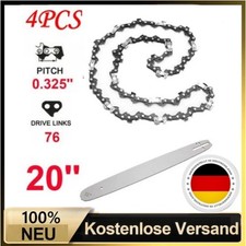 4x Sägekette + Schwert 50cm