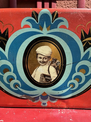 Blechdose jugendstil rüger - blechdose,