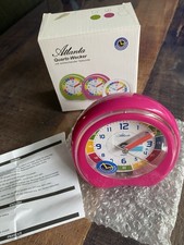 Lernwecker ATLANTA Kinderwecker Neu mit Licht Weckfunktion Schlummertaste Alarm