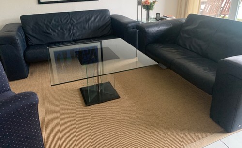 Design leder sofas garnitur - 2,