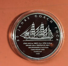 Gorch Fock II 2008 Gedenkmünze 10 Euro silber polierte Platte als Geschenk