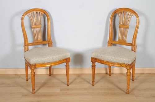 Paar louis xvi stühle mit - louis,