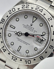 ROLEX "EXPLORER II" Herren-Uhr - 16570 - Edelstahl / Automatik - 40 mm