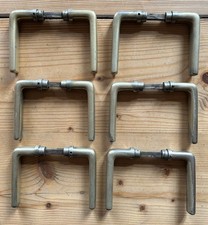 6 Bauhaus Design Türdrücker Türgriff Türklinke 20er Original Vintage GeHü D.R.P