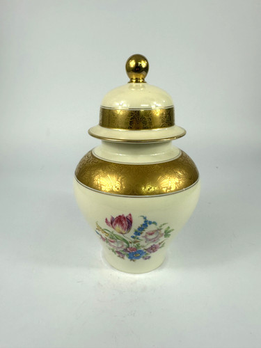 Rosenthal deckelvase goldrand - rosenthal,