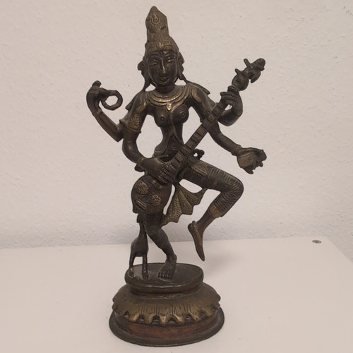 Indische göttin sarasvati mit - indische,