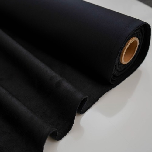 Schwarzer stretch wildleder - stretch,