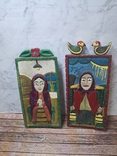 Naive Kunst Polen 2 Skulpturen