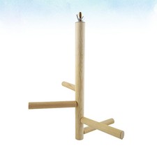  Vier-Stufen-Wendeltreppen-Vogel-Barsch-Papageien-Stand spielt die hölzernen