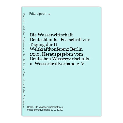 Die wasserwirtschaft - die,