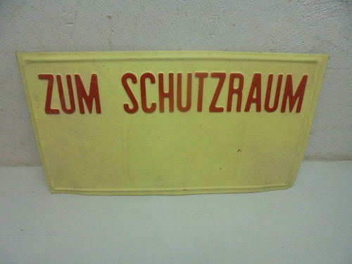 2wk originale blechschild - , zum