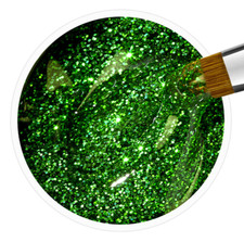 Jolifin Farbgel Green Glitter 5ml #675