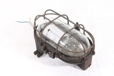 alte Lampe 20er Jahre EX Fabriklampe Industrielampe Industrieleuchte Metall HLX