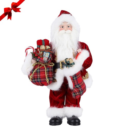 Weihnachtsmann figur 32cm - weihnachtsmann,