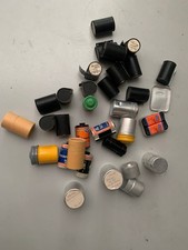 Konvolut, alte Film Dosen und Film Spulen