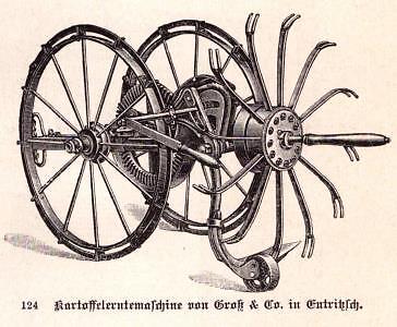 Kartoffelerntemaschine von