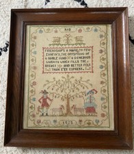 Antikes Kreuzstichmuster