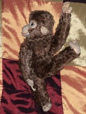 Rarität! sehr alter Hermann Affe Teddy Äffchen weibl. 1950 Beweglich Kuscheltier