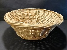 Weidenkorb Rattan Geflochten Brotkorb Osternest Deko Garten 26,0 cm Ø