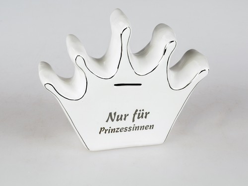 Spardose krone nur für - krone,