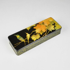 XOX Biskuit Fabrik Kleve - alte Keksdose - Blechdose - Vögel - Vintage Tin Can