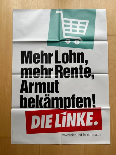 Wahlplakat die linke - die,