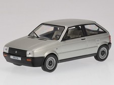 Seat Ibiza 1984 silber Modellauto ABADD147 Hachette 1:43