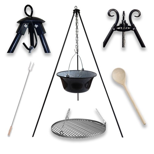 Dreibein topf grill - dreibein, rost