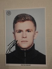 Jonathan Burkardt Handsignierte DFB Autogrammkarte Mega Selten