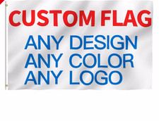 Individuelle Werbeflagge Logo