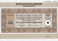 Schulte schlagbaum 1990 - schlagbaum,