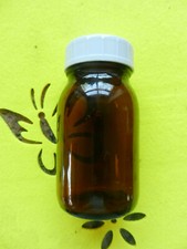 Weithalsglas 150ml , Braunglas mit Deckel, Schraubdeckel* Neu-Leerglas* 