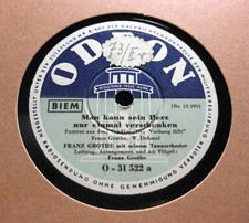 FRANZ GROTHE Ganz leise... / Man kann sein Herz nur einmal verschenken (356)