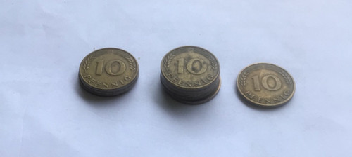 Pfennig 1950 f d - x, 1950,