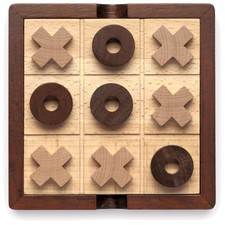 Holz Tic Tac Toe Spiel