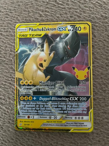 Pikachu zekrom 30c teu - zekrom, (30c