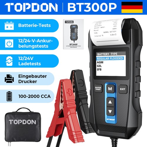 Topdon bt300p batterietester - topdon,