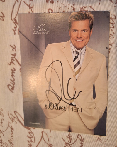 Dieter bohlen autogrammkarte - dieter,