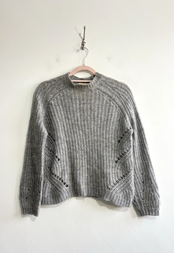 Sezane grauer mohair - sezane,