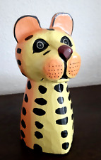 Leopard Holz Deko Leo Brillenständer Brillenhalte Brillenleo Holzleopard Dekoleo