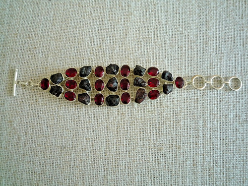 Armband armreif granat - armband,