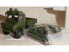 Roco 753 / Herpa 741545 - Unimog U1200 + Pflug + MSA  - neu, OVP, 1:87