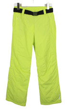 Colmar Schnee Hosen Damen (Eu) 46 Gepolstert mit Gurtel Gamaschen Neon Gelb